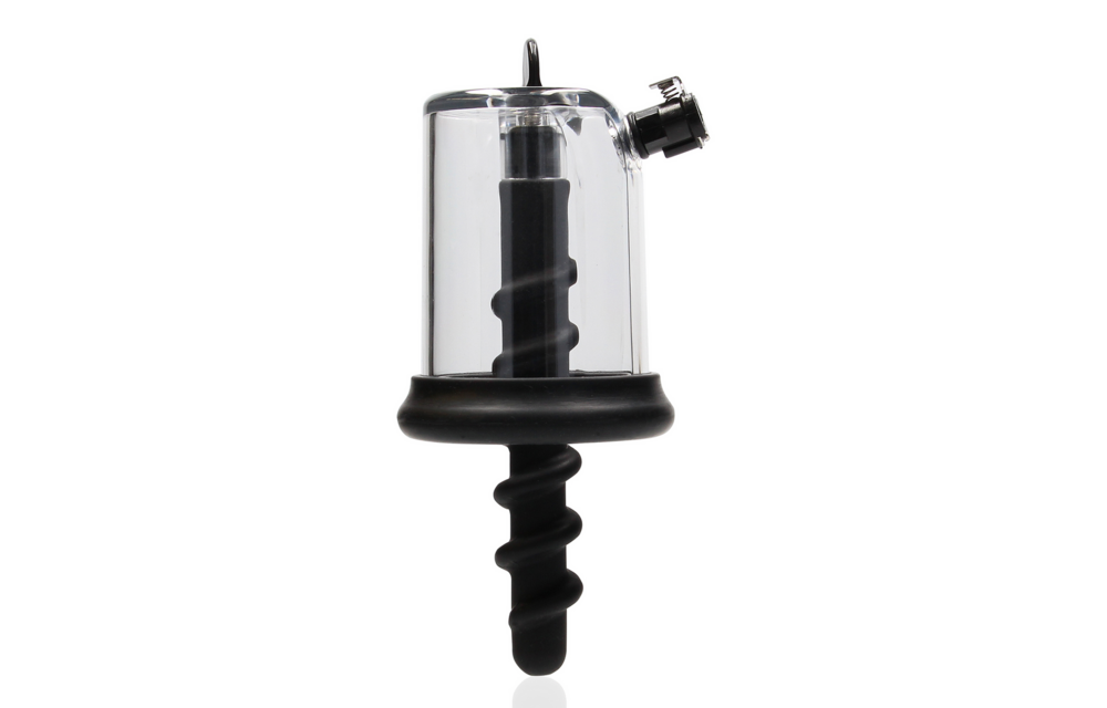 Automatic Rechargeable Rose Pump Black 7.5 cm – Ultimate Pleasure