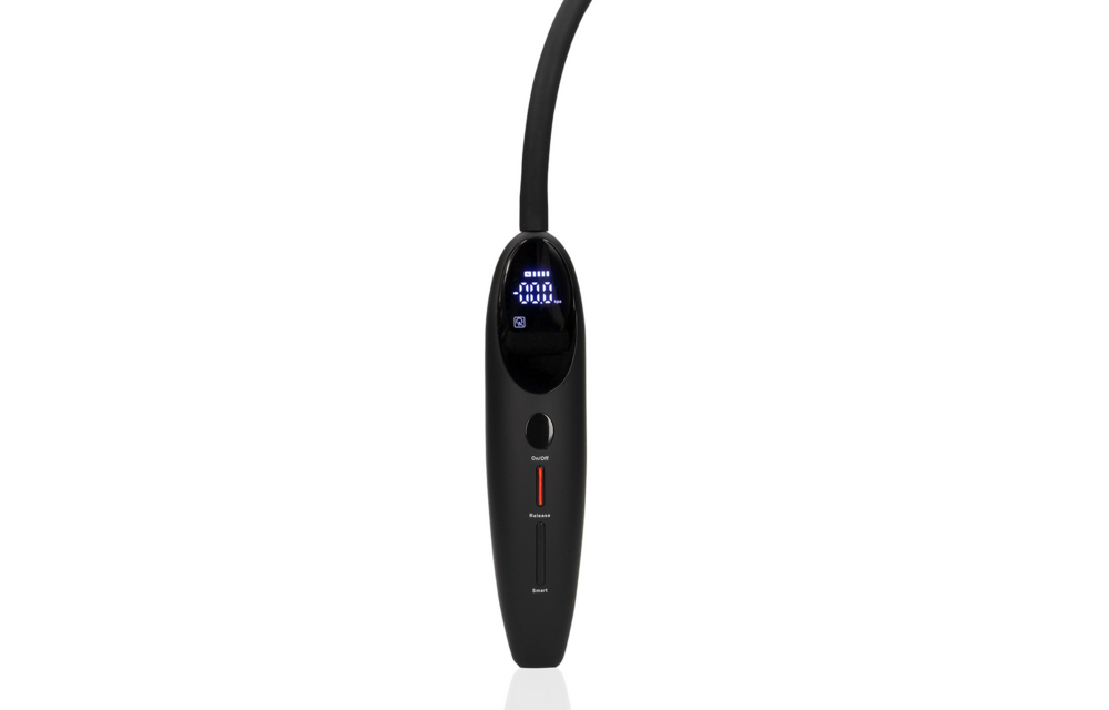 Automatic Rechargeable Rose Pump Black 7.5 cm – Ultimate Pleasure