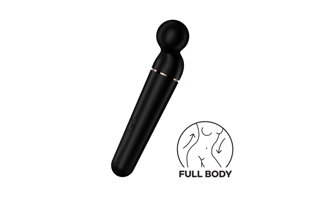 Satisfyer Planet Wand-er | Leistungsstarker schwarzer Stabvibrator
