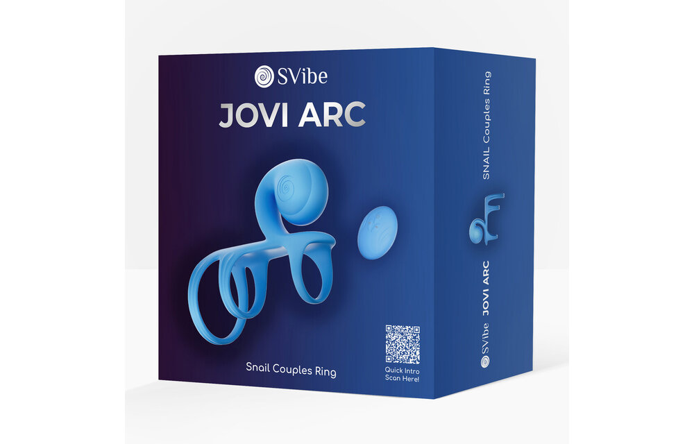 JOVI ARC Slakken Trouwring – Blauwe Haze, Krachtig & Comfortabel