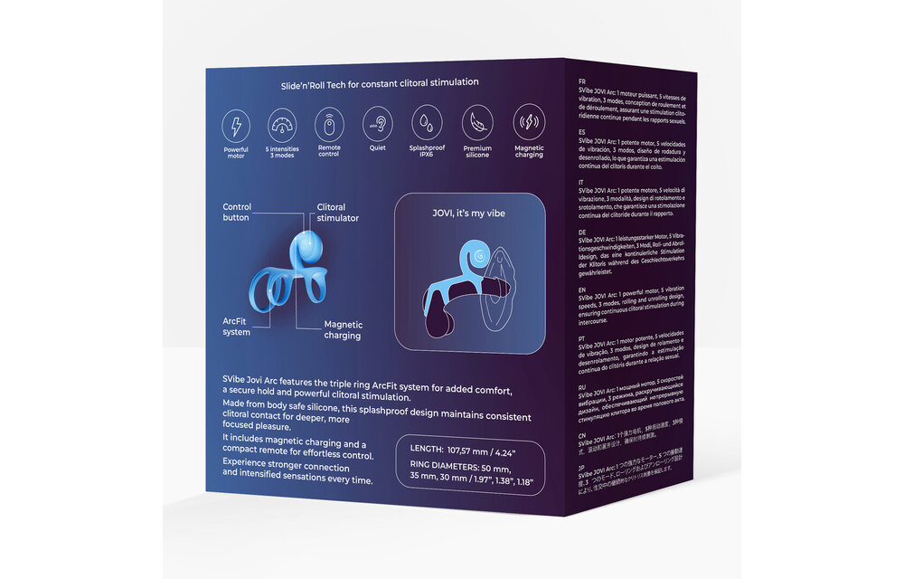 JOVI ARC Slakken Trouwring – Blauwe Haze, Krachtig & Comfortabel