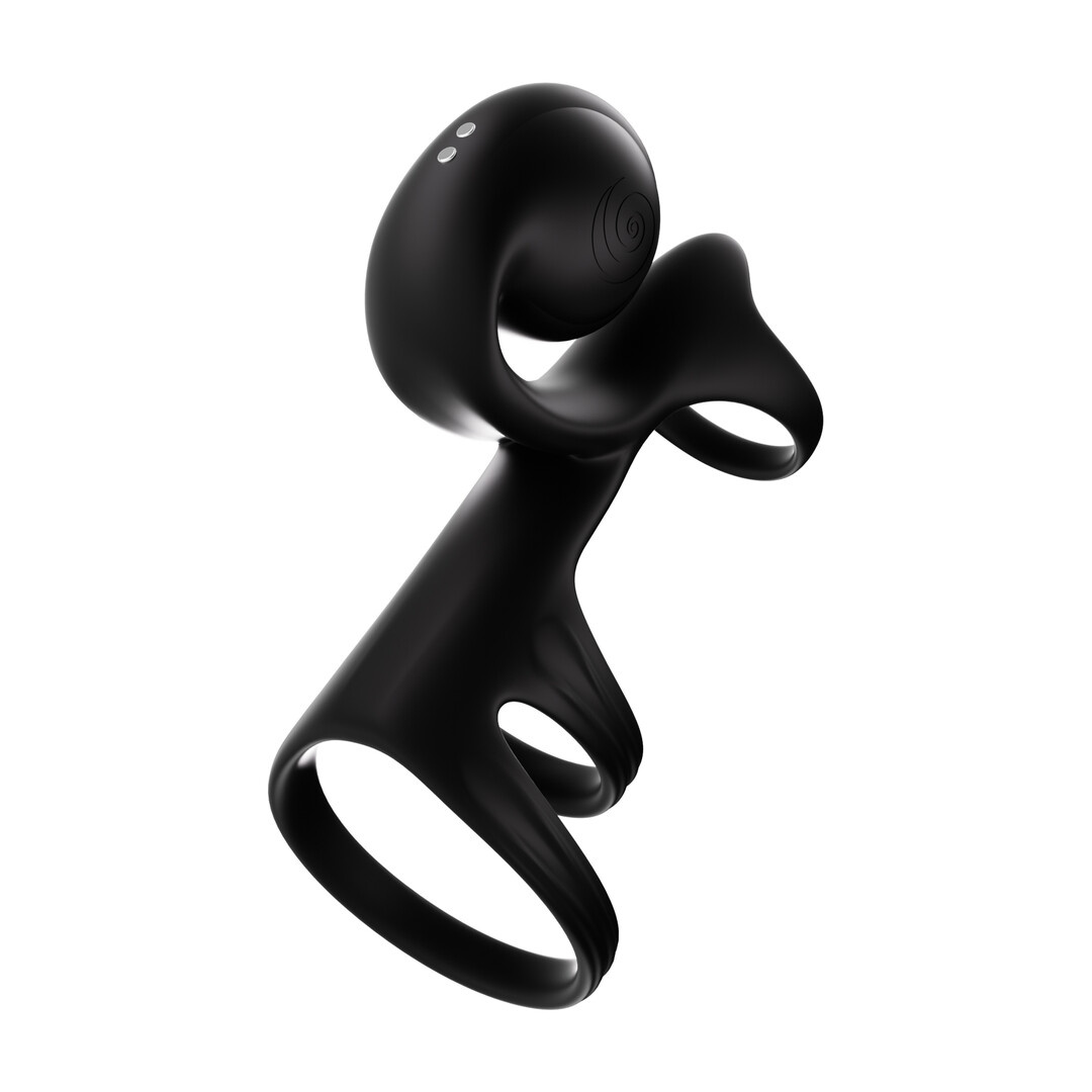 JOVI ARC Snail Wedding Ring - Intense Clitoral Pleasure Black