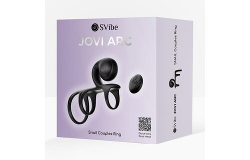 JOVI ARC Slakken Trouwring - Intense Clitoraal Genot Zwart