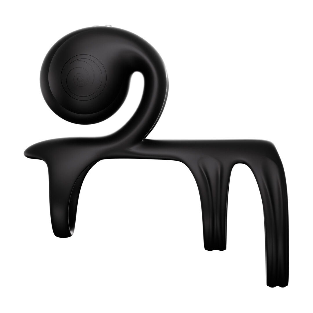 JOVI ARC Snail Wedding Ring - Intense Clitoral Pleasure Black