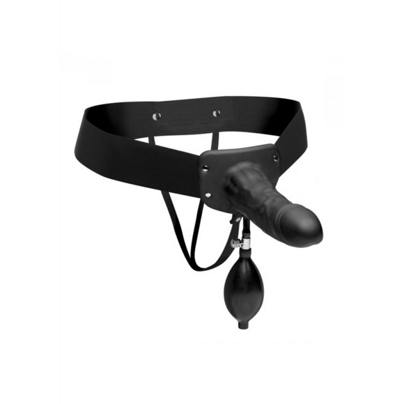 Pumper 17,8 cm – Opblaasbare Holle Strap-On voor Plezier