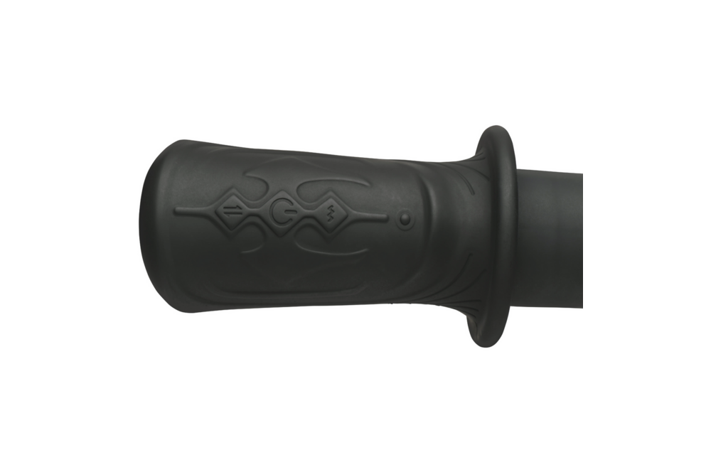 Power Thrust Thrusting Silicone Vibrator - Black & Powerful