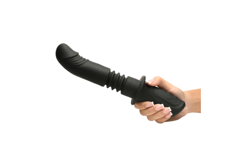 Power Thrust Silikon-Vibrator – Schwarz & Leistungsstark