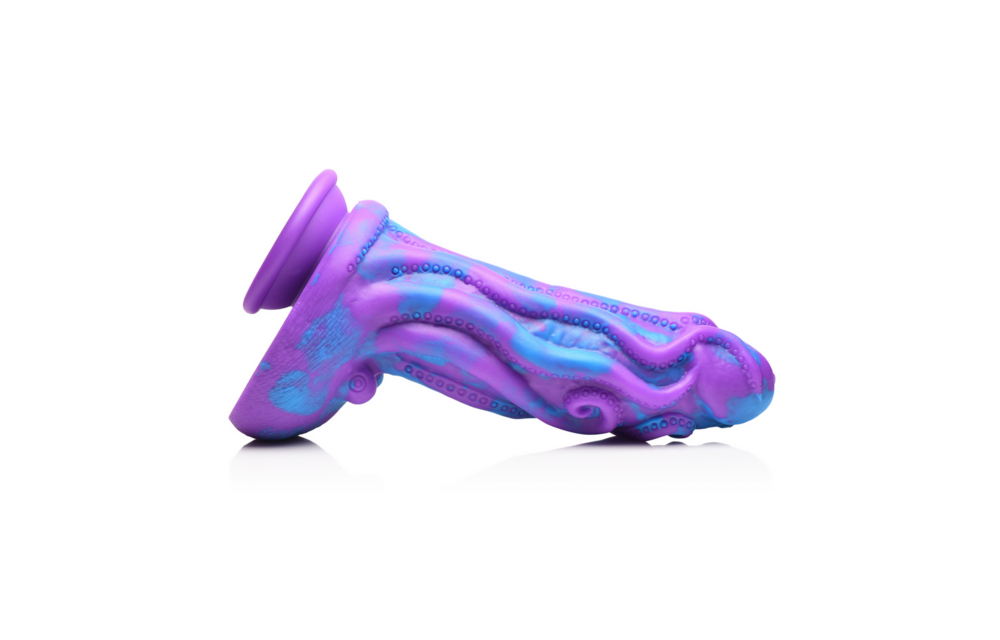 Octophallus 22.3 cm - Purple/blue silicone dildo XR Brands
