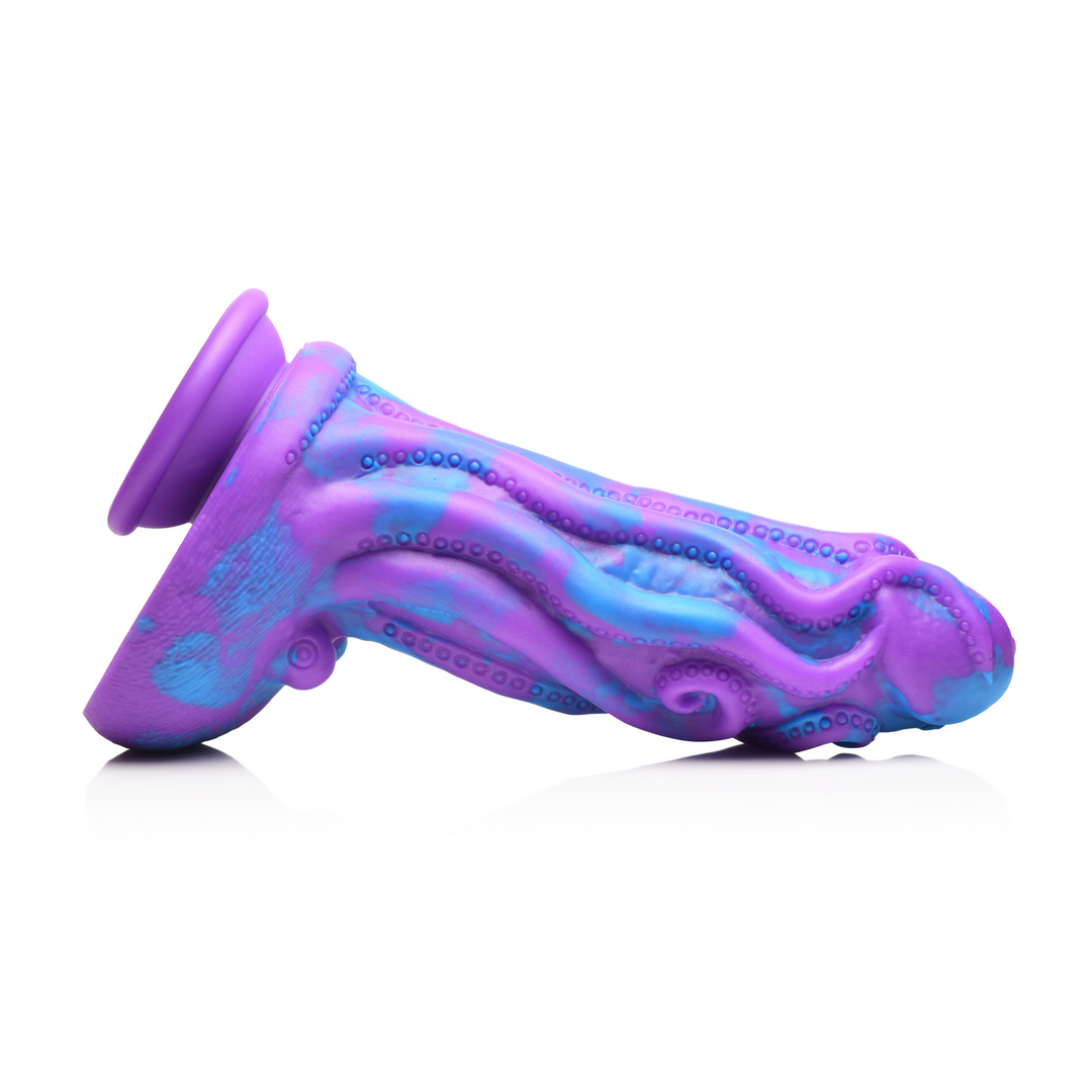 Octophallus 22,3 cm – Lila/blauer Silikondildo von XR Brands