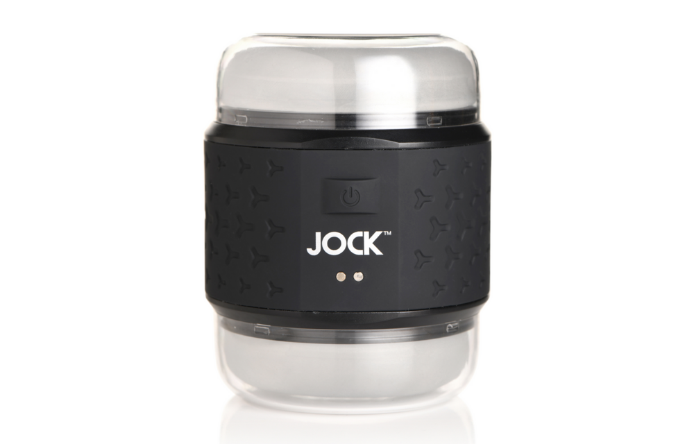 Vibrating Double Stroker Black - Ultimate Pleasure & Comfort