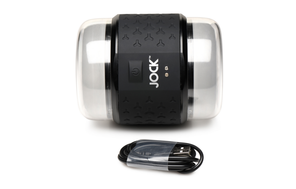 Vibrierender Doppel-Stroker - Schwarz