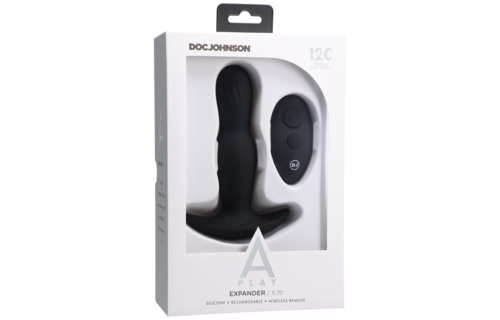 Expander Silikon-Analplug 14,5 cm mit Fernbedienung