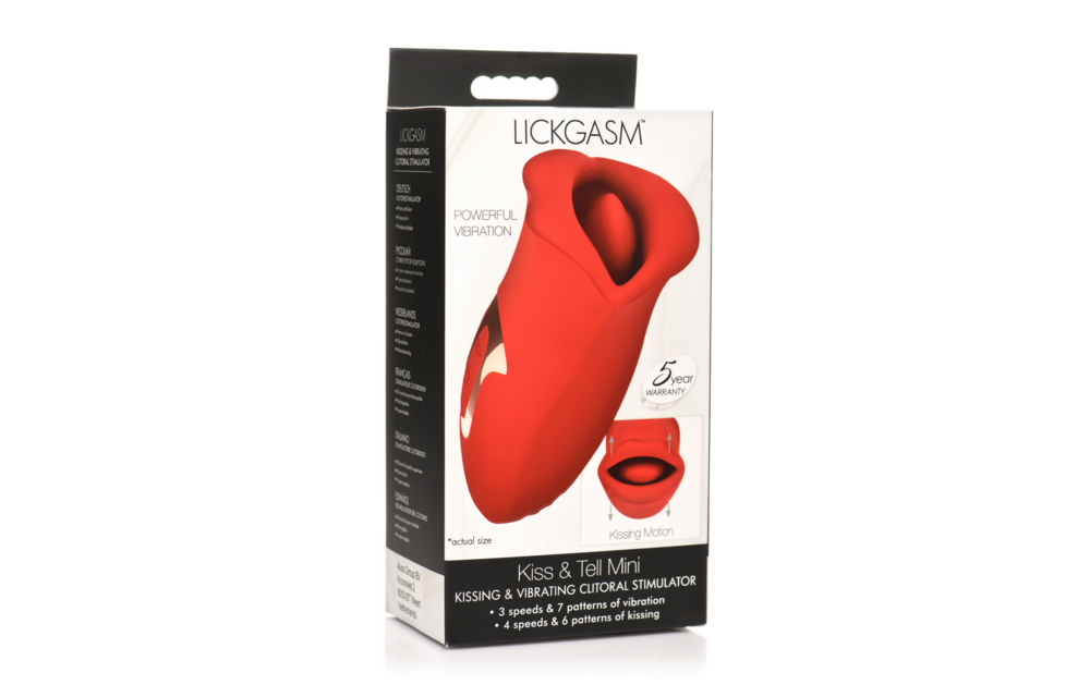 Kiss and Tell Red – Silicone Cushion & Vibrating Clitoral Stimulator