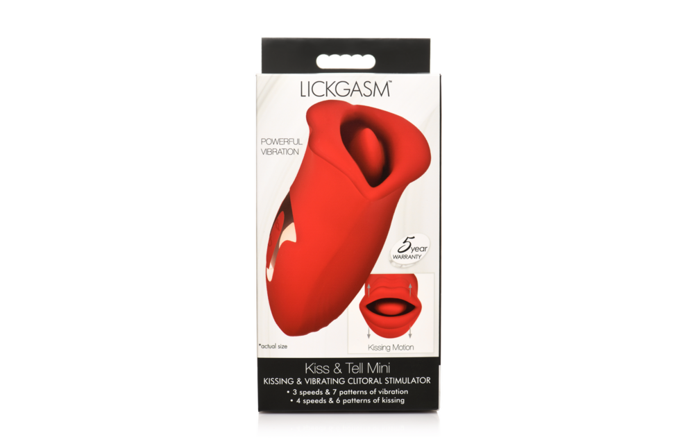Kiss and Tell Red – Silicone Cushion & Vibrating Clitoral Stimulator