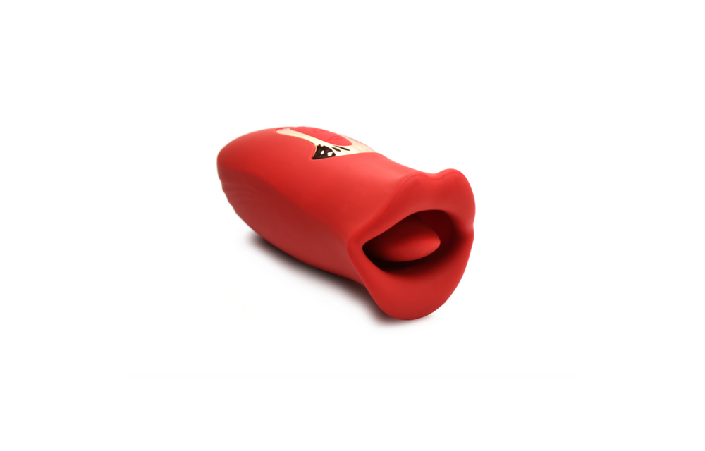 Kiss and Tell Rood – Siliconen Kussen & Vibrerende Clitorisstimulator