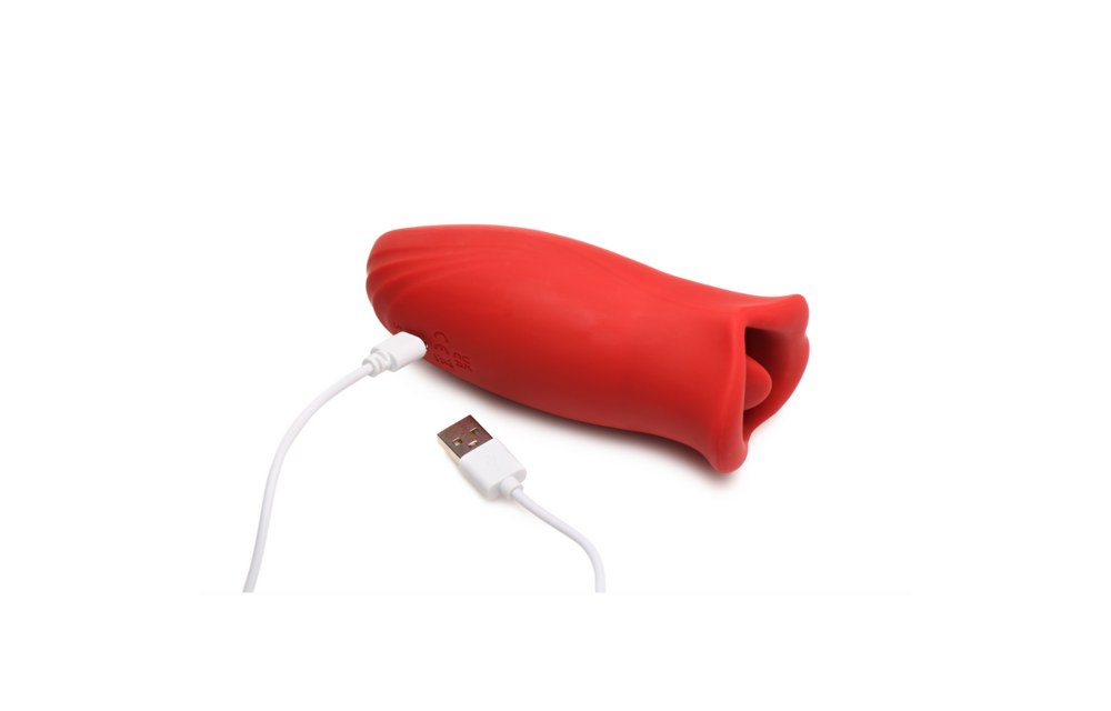 Kiss and Tell Red – Silicone Cushion & Vibrating Clitoral Stimulator