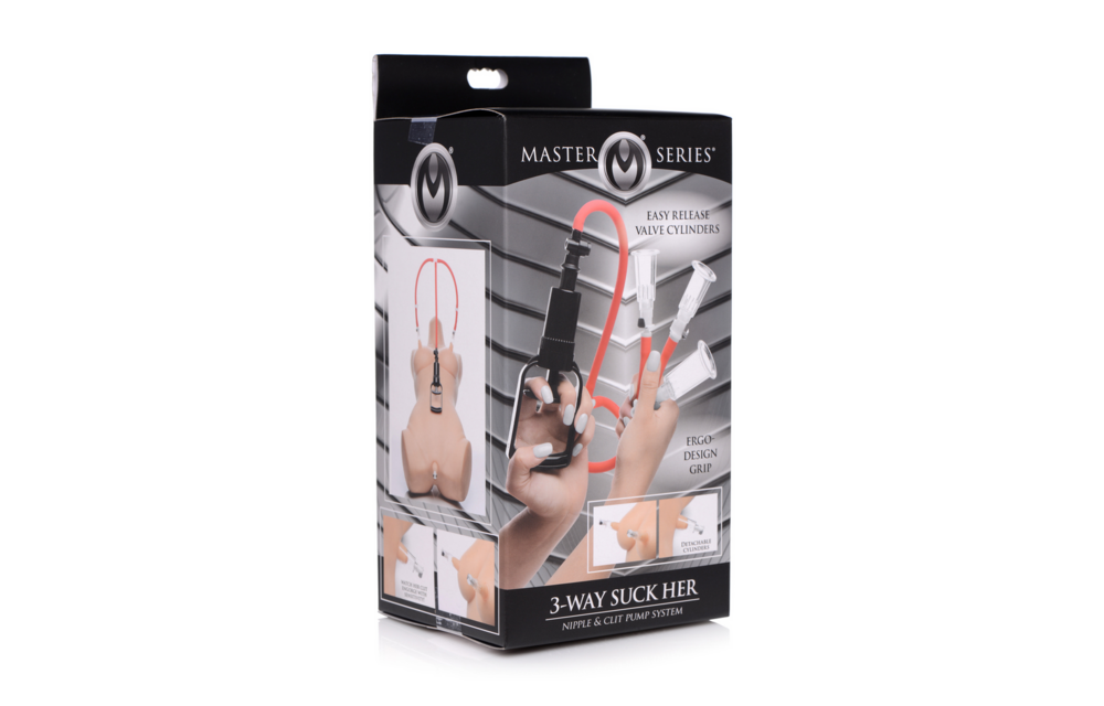 3-Way Suck Her Nippel- und Klitoris-Pumpsystem – Sinnliche Intensität