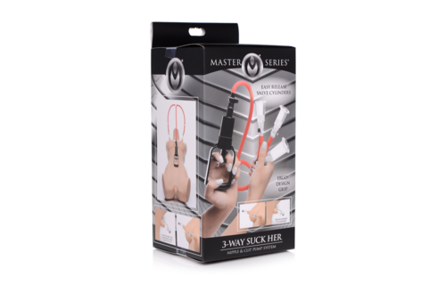 3-Way Suck Her Nipple and Clit - Pump System