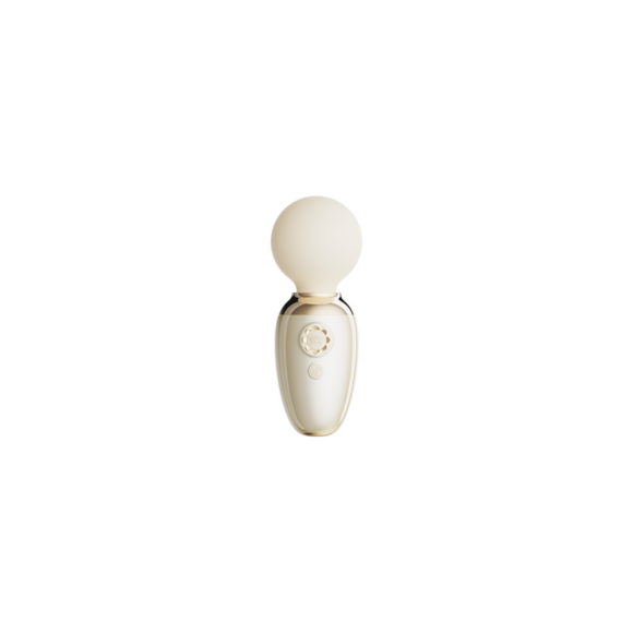 Ava Ivory White Smart Wand Massager – Portable & Innovative