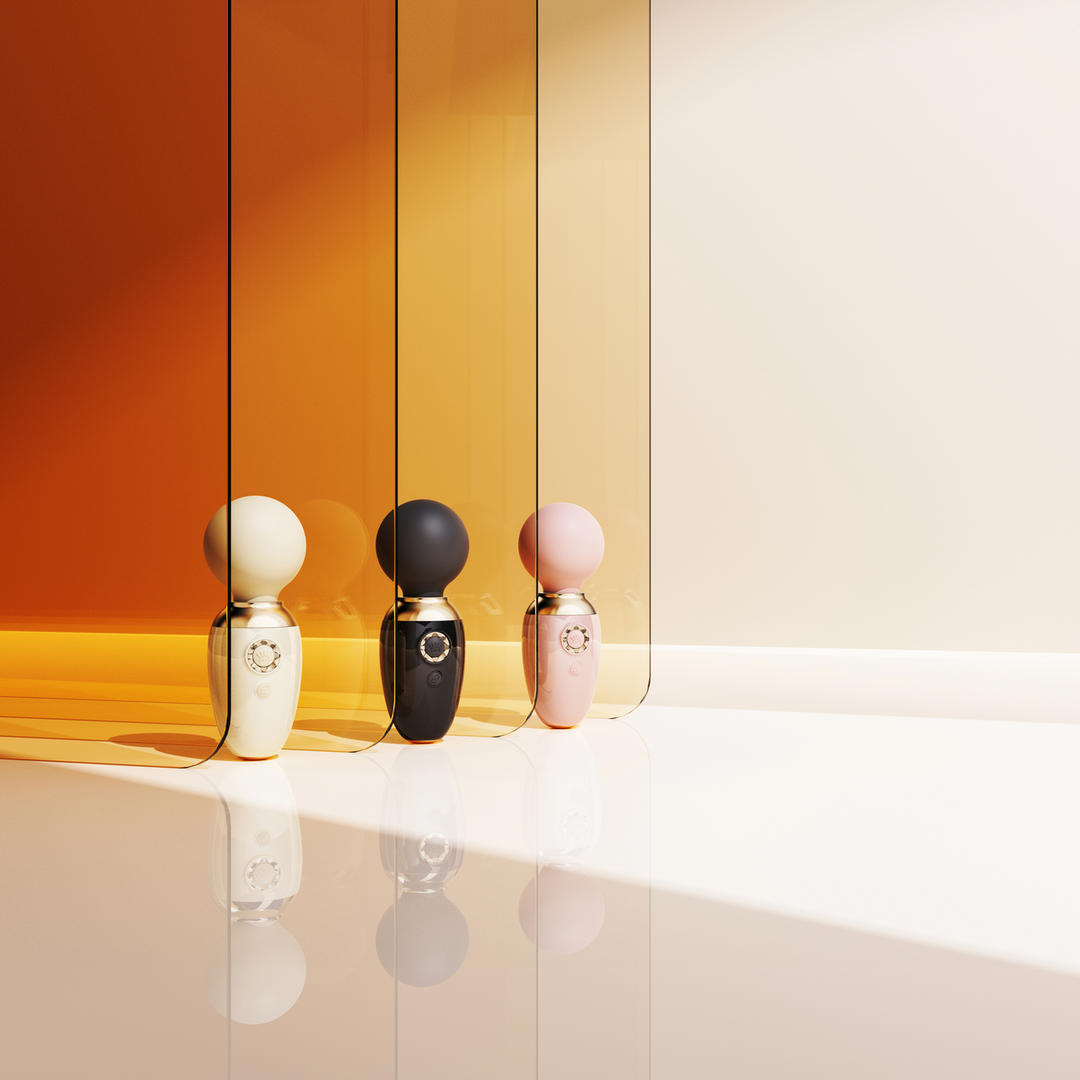 Ava Obsidiaan Zwart | Krachtige Slimme Massager Zalo