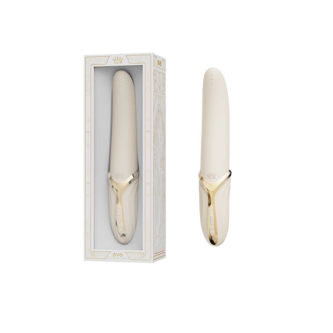 Eve Ivoor Wit - Zachte, Verwarmde Oral Pleasure Vibrator