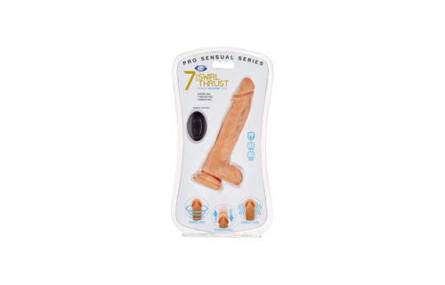Pro Sensual Swirl Thrust Dildo - Intense Hands-Free Pleasure