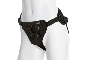 Platin-Korsett-Harness mit Plug 60 Zoll – Stilvoll & bequem