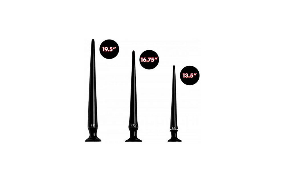 Slim Tapered Anal Hose Training Set 15 cm – Soft & Flexible