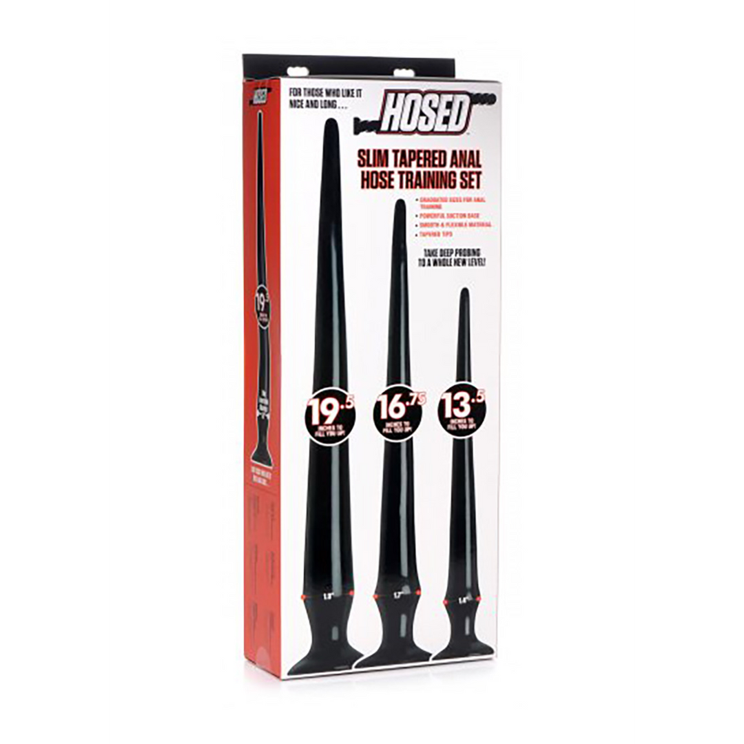 Slim Tapered Anal Hose Trainingsset 15 cm – weich & flexibel