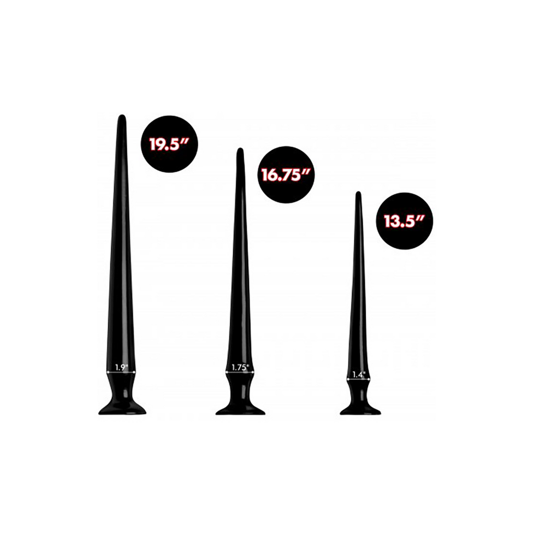 Slim Tapered Anal Hose Training Set 15 cm – Soft & Flexible