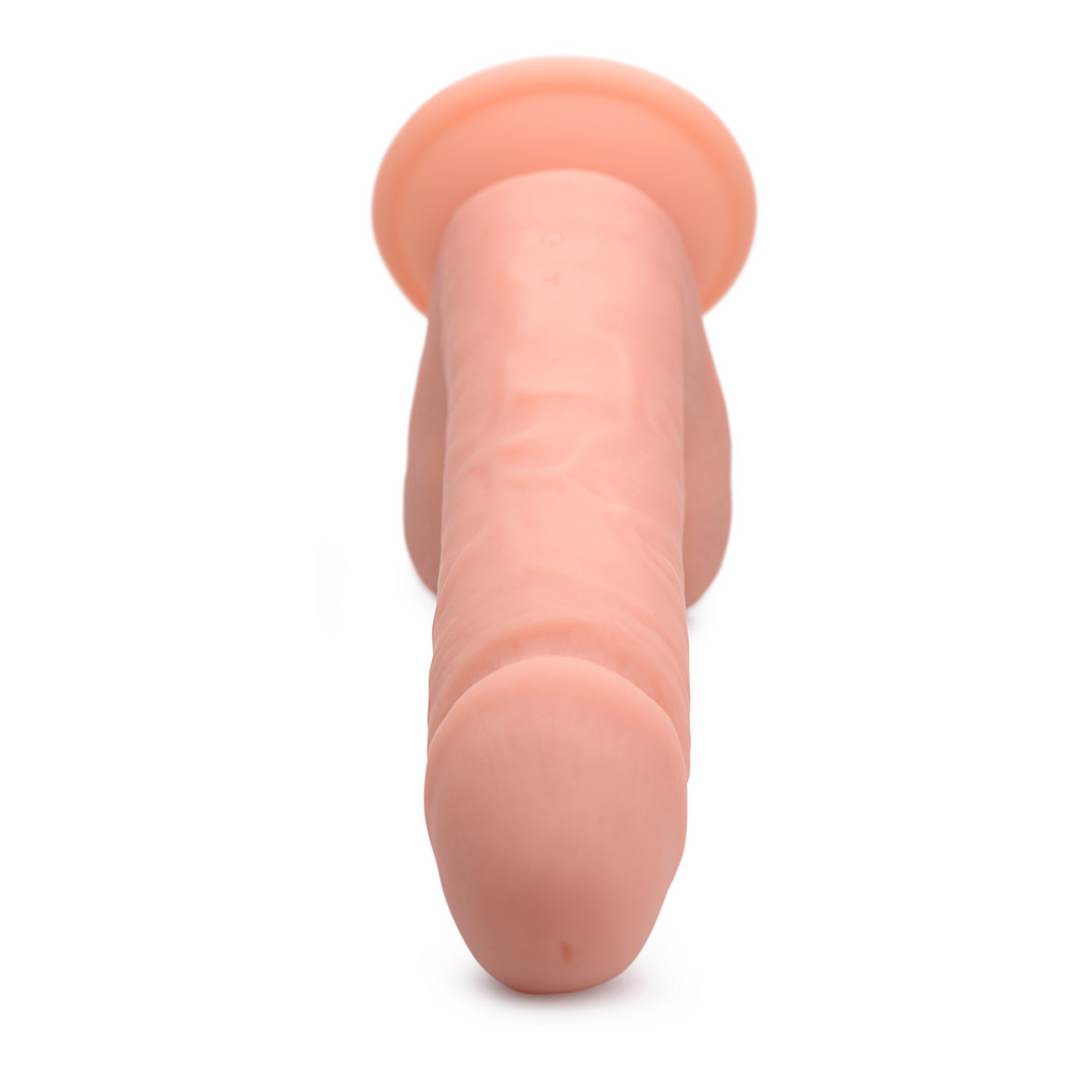 Vibrierender Fernbedienung Silikon Dildo mit Kugeln - 8 / 20,5 cm
