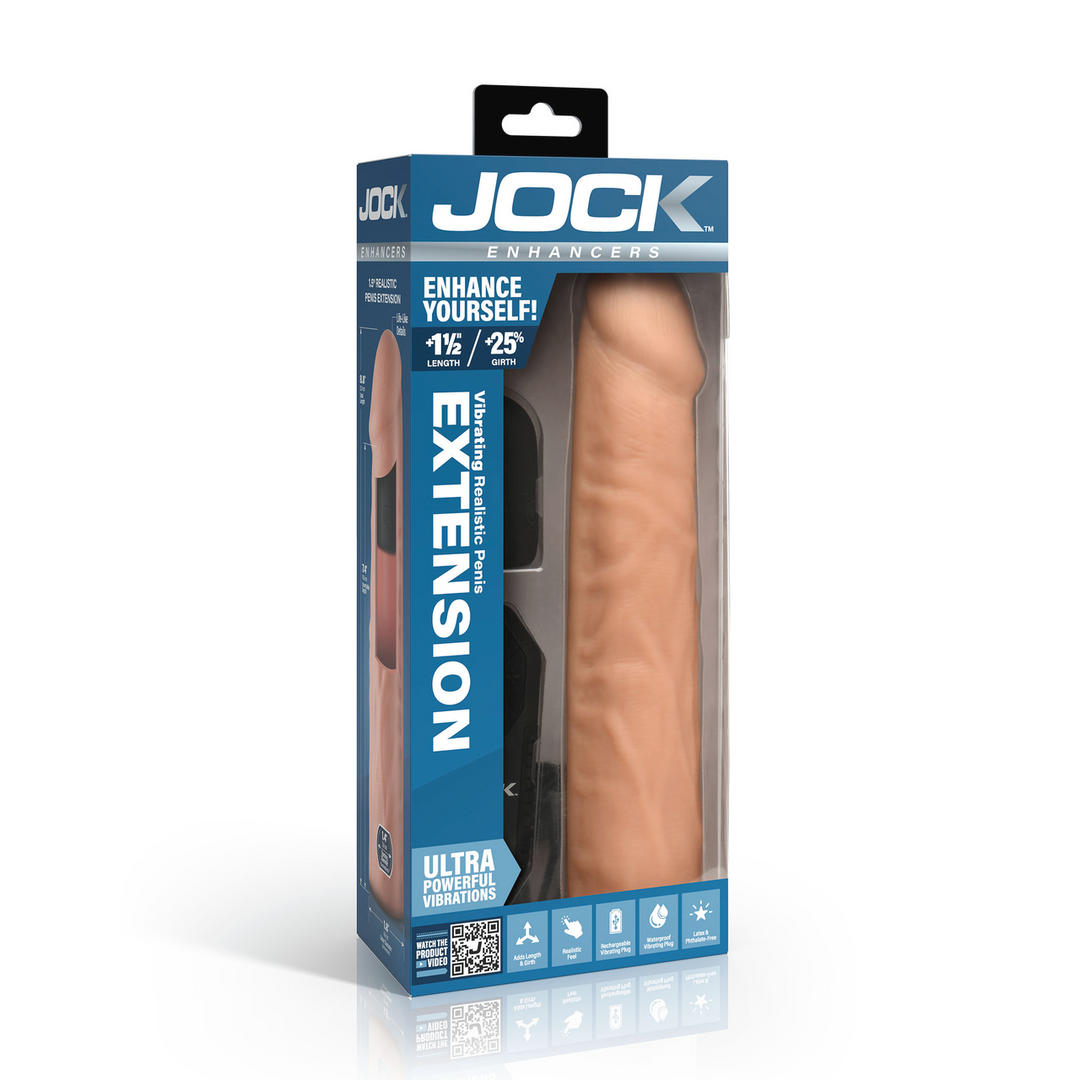 Realistic Vibrating Penis Extension with Remote Control