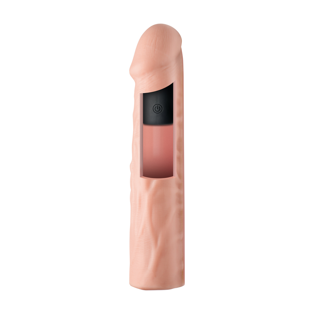 Realistic Vibrating Penis Extension with Remote Control