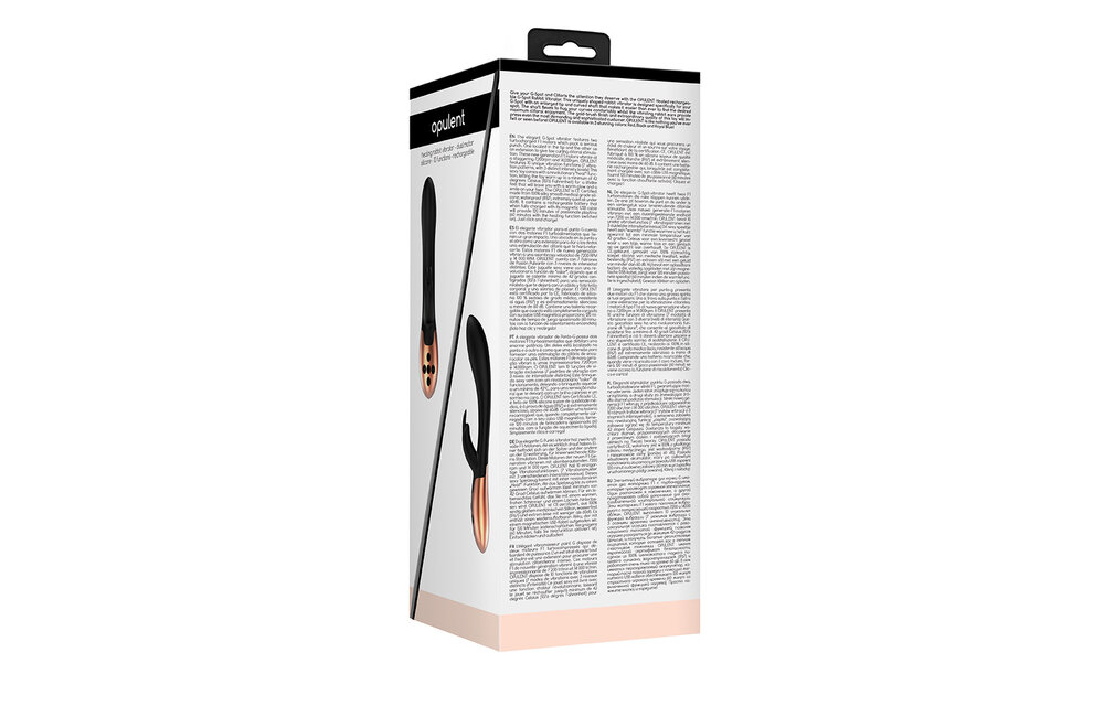 Opulent verwarmde konijnen vibrator – intens genot en luxe