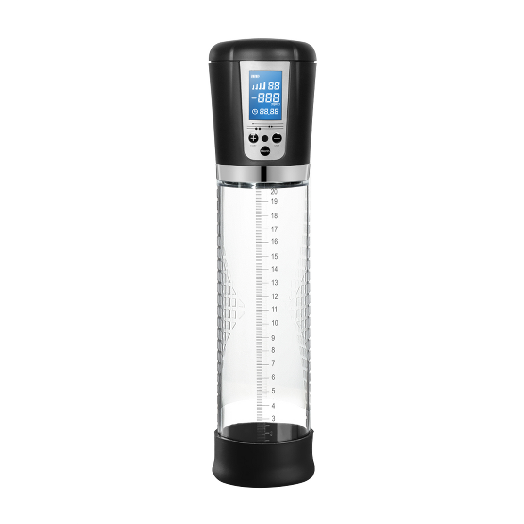 Premium rechargeable automatic LCD penis pump 29 cm