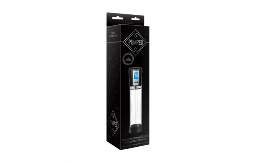 Premium rechargeable automatic LCD penis pump 29 cm