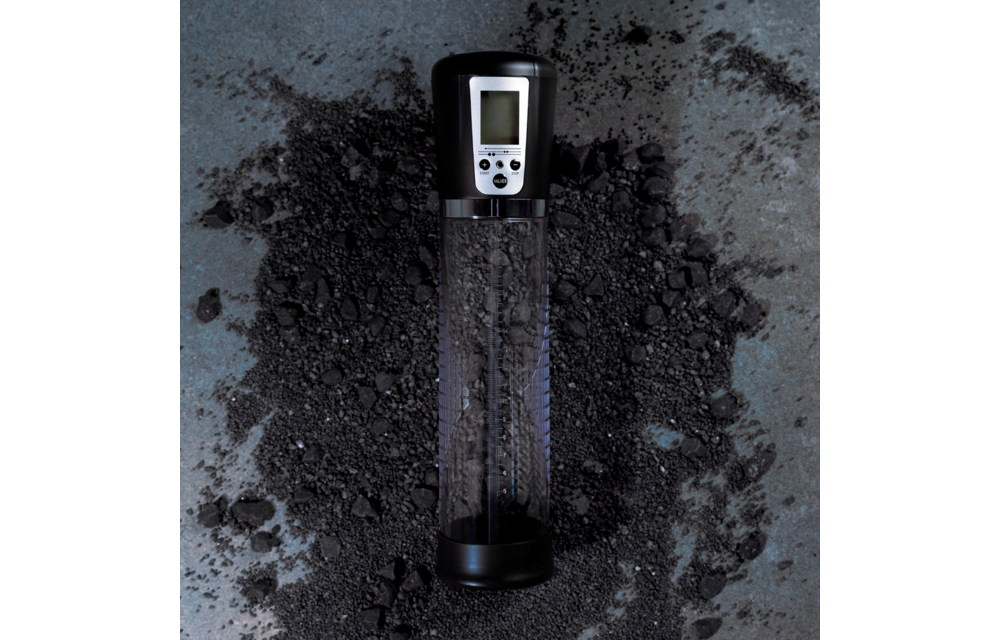 Premium oplaadbare automatische LCD-penispomp 29 cm