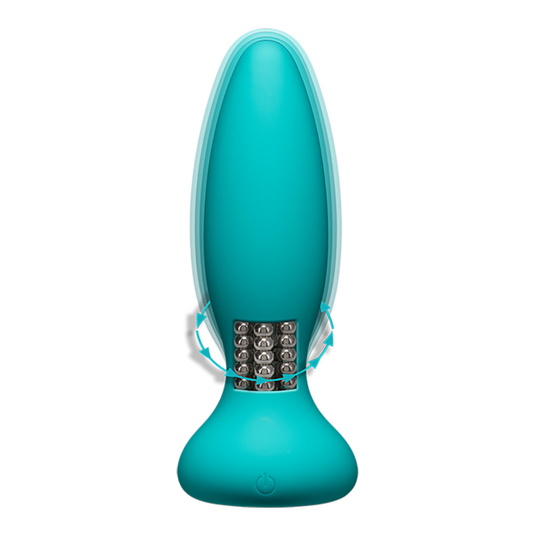 Rimmer 14.2 cm – Silicone Anal Plug with Remote Control