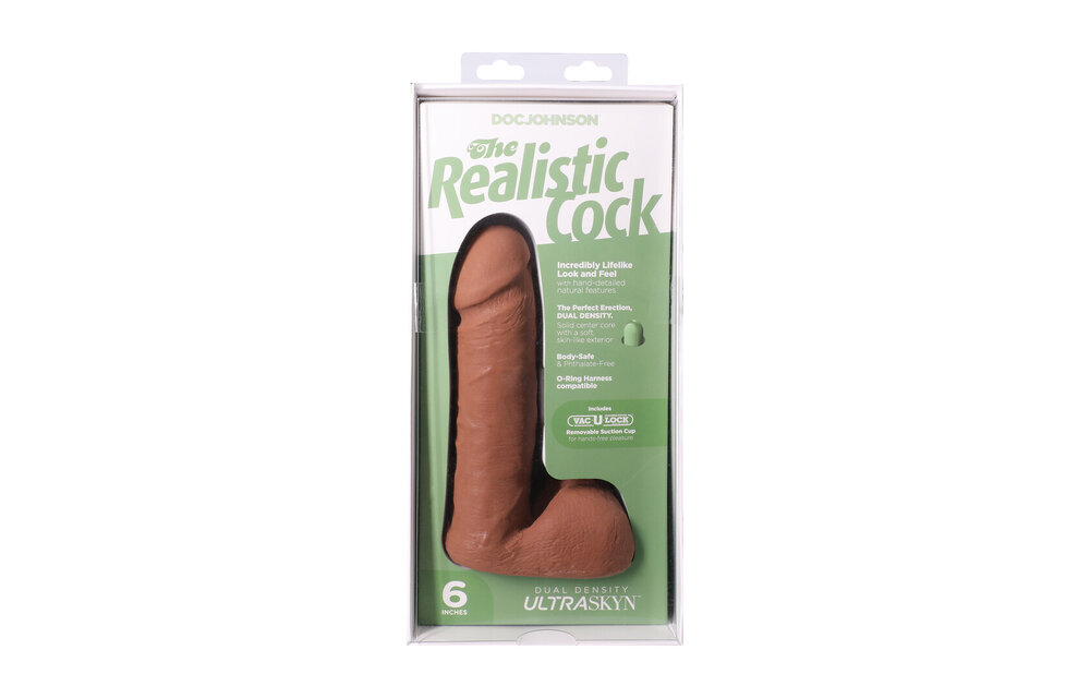 Realistic Cock ULTRASKYN 18.4 cm Caramel – Vac-U-Lock