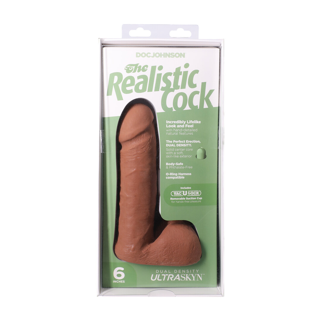 Realistic Cock ULTRASKYN 18.4 cm Caramel – Vac-U-Lock