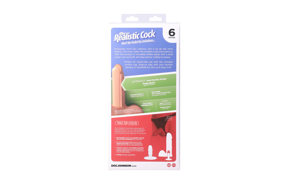 Realistische Cock ULTRASKYN 18,4 cm Karamel – Vac-U-Lock