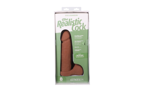 Realistic Cock with Balls 21 cm - Ultraskyn Vac-U-Lock