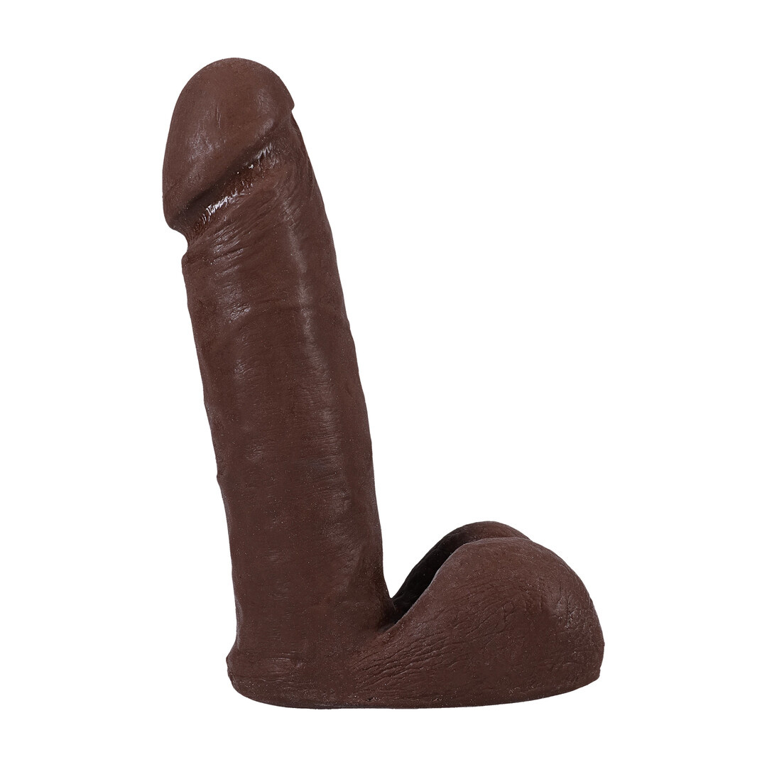 Realistische Cock ULTRASKYN 18,4 cm - Chocolade Vaculock