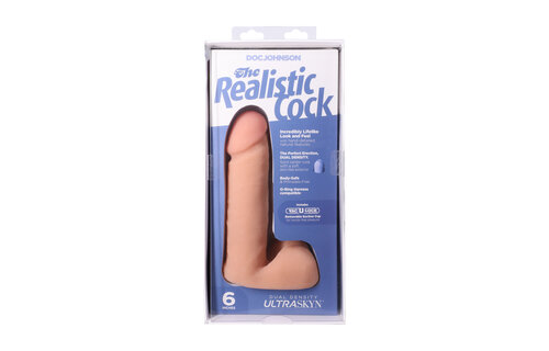 Realistic Cock ULTRASKYN 18.4 cm | Vac-U-Lock Suction Cup