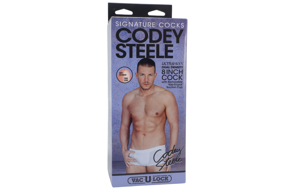 Codey Steele - Realistic ULTRASKYN Dildo - 8 / 20 cm - Vanilla