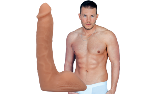 Codey Steele - Realistic ULTRASKYN Dildo - 8 / 20 cm - Vanilla