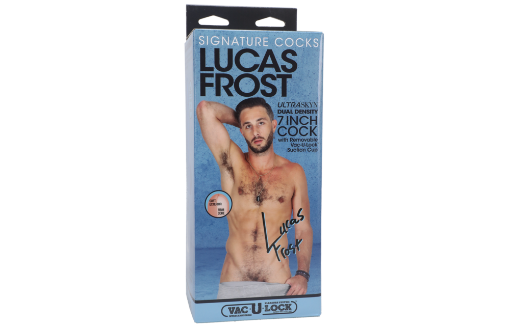 Lucas Frost - Realistic ULTRASKYN Dildo - 7 / 18 cm - Vanilla
