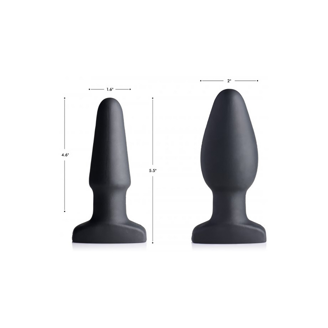 Opblaasbare Vibrerende Siliconen Buttplug 17,9 cm - Genot