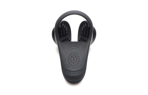 Silicone Cock and Ball Ring with Remote Control