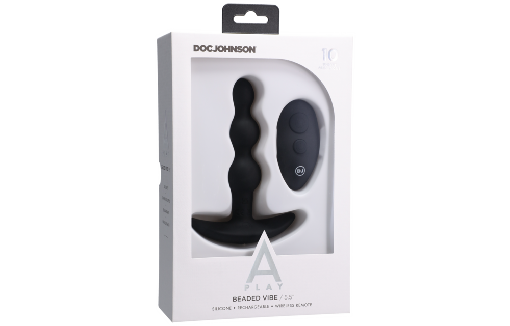 Beaded Vibe 13,7 cm – Silikon-Analplug mit Fernbedienung